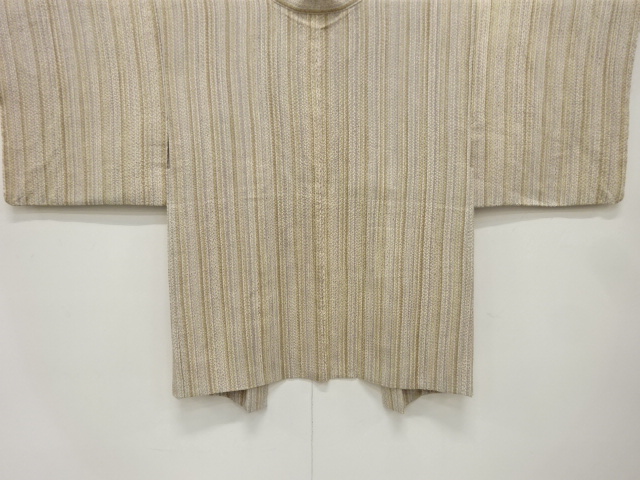 板締め絞り　縞模様　羽織